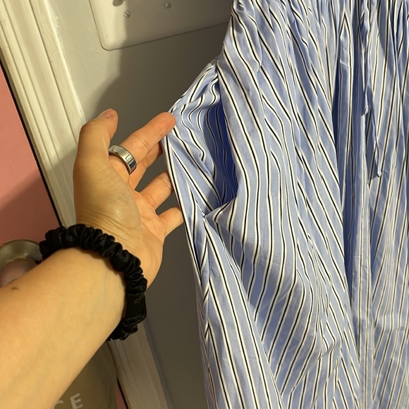 J. Crew Light Blue Striped Midi Dress - Picture 6 of 10